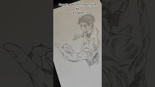 I can copy any art technique anime jjkjujutsukaisen yuta drawing art sketch gojo sukuna [upl. by Edward]