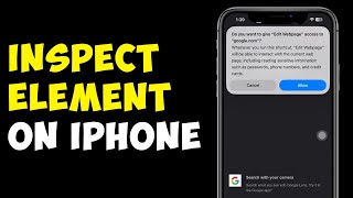 How To Inspect Element On iPhone iOS 17  Full Guide [upl. by Tonnie]