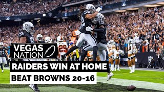 Raiders players on their 2016 win over the Browns [upl. by Lifton]