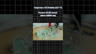 Water’s Triple Point Boiling and Freezing at the Same Time 🌡️❄️💧WaterScience TriplePoint [upl. by Jon350]