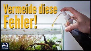 5 Fehler beim Start eines Aquariums  AquaOwner [upl. by Genie]