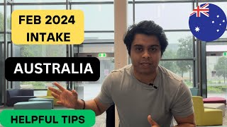 Feb 2024 Intake Australia  Student VISA Update  Tips and info [upl. by Rodmun765]