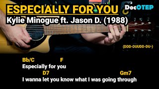 Especially for You  Kylie Minogue ft Jason Donovan 1988 Easy Guitar Chords Tutorial with Lyrics [upl. by Kirimia]