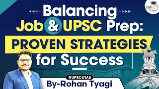 How to prepare UPSC along with Job  Best Strategy  Know all about it  UPSC  StudyIQ IAS [upl. by Arlina]