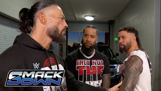 Jey Uso has a tense exchange with Roman Reigns SmackDown highlights Oct 18 2024 [upl. by Ettenajna]