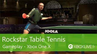 Rockstar Table Tennis  Gameplay  Xbox One X [upl. by Etirugram687]