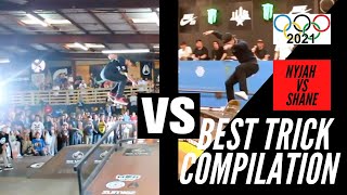 SHANE ONEILL VS NYJAH HUSTON BEST TRICK BATTLE COMPILATION [upl. by Niliram]