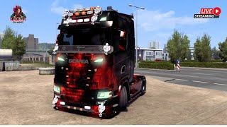 ETS2 CONVOY live shortvideo [upl. by Ahtelra]