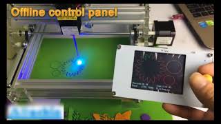 LY offline TFT LCD Panel for mini table laser amp CNC machine [upl. by Marigolde]