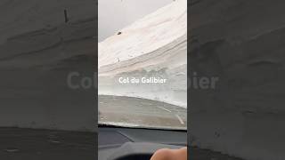 INSANE Ice Walls and Brutal Weather on Galibier Before Race Day 😱 😳 worldcycling letsgo mosca [upl. by Ecyt385]