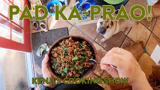 Thai Basil Pork Pad KaPrao Moo  Kenjis Cooking Show [upl. by Lipscomb]