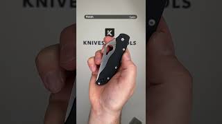 Spyderco Byrd Harrier 2 BY01GPS2 Black G10 partially serrated pocket knife [upl. by Wileen62]