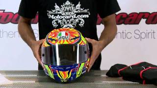 Review AGV GP Tech  Motocardcom [upl. by Acinod]