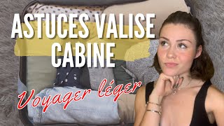 1 Mois  1 Valise Cabine ✈️ MEILLEURES ASTUCES pour faire sa valise [upl. by Aidyn365]