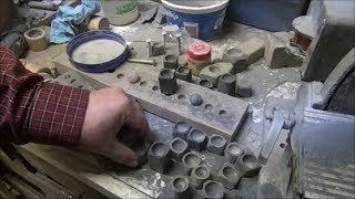 Making a Carborundum Marble Grinding Cup [upl. by Laurella332]