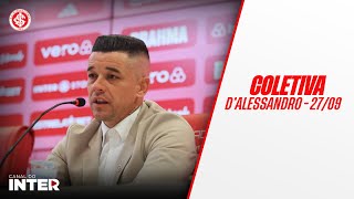 Entrevista coletiva  Andrés DAlessandro  27092024 [upl. by Caundra208]