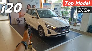 Hyundai i20 Top Model Asta O 2024 ❣️ i20 Top Model Review 😍 Price • Features [upl. by Aihsinat]