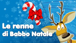 BUON NATALE  Le renne di babbo Natale  Canzoni per bambini MelaEducational [upl. by Siradal]