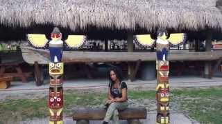 Miccosukee Indian Village Everglades floride [upl. by Bove]