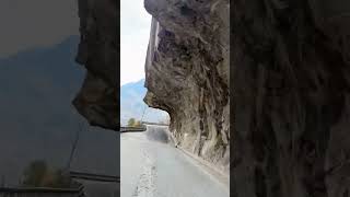 Dangerous Road kinnaurvalley kinnaur kinnerkailash indotibetanborderpolice himachal indianroad [upl. by Ynffit]