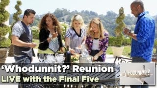 LIVE Whodunnit Reunion with The Final Five Including the Killer and Winner  82013 [upl. by Zipah]