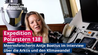 Expedition Polarstern Meeresforscherin Antje Boetius im Interview über die Arktis amp den Klimawandel [upl. by Wald]