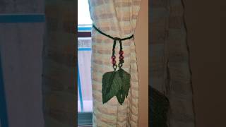 DIY Curtain TieBacks diy shorts curtains [upl. by Cirdor765]