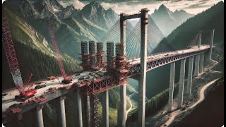 World Amazing Modern Bridge Construction Machines Technology  Biggest Heavy Equipment Working  38 [upl. by Enilauqcaj]