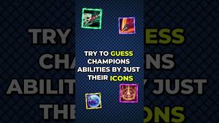 Guess champions Abilities by their ICONS leagueoflegends shorts minigames guessinggame [upl. by Akemehc]