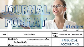 Journal Format  Journal entry kaise kiya jata hai Elements of Journal financialaccounting roshni [upl. by Avik166]