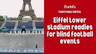 Eiffel Tower site to transform for Paris Paralympics [upl. by Atileda]