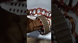 Alternator Stator Rewinding shorts2 armandelectrical shortsvideo SsDios [upl. by Madge]