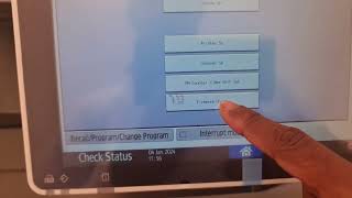 How to Enter Service Menu in Ricoh IM C3500 Printer  Service Mode [upl. by Shornick]