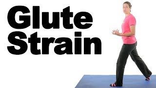 Gluteus Maximus Glute Strain Stretches amp Exercises  Ask Doctor Jo [upl. by Breeze]