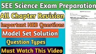 Class 10 Science Complete Revision New Model Question And Questions SEE Board Exam [upl. by Eladnar]