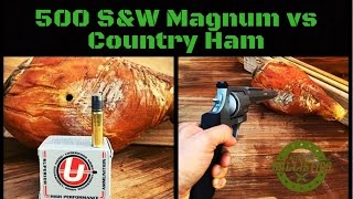 500 SampW Magnum vs Country Ham [upl. by Dibrin]