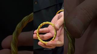 Wow Thats Unique 24ct Gold Bangles shorts gold [upl. by Ahsotan]