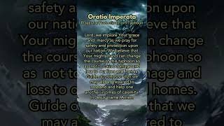 Oratio Imperata Prayer for Protection from Typhoon prayer prayerworks jesus god jesussaves [upl. by Lleira]