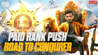 Rank Push  Tactron live  PUBGMOBILE LIVE [upl. by Inajna510]