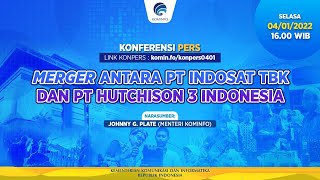 Konferensi Pers Merger PT Indosat Tbk dan PT Hutchison 3 Indonesia [upl. by Eelirem]