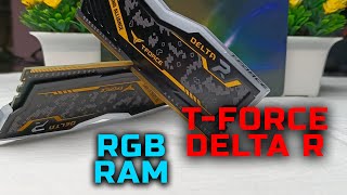 TeamGroup TForce Delta RGB Gaming RAM Unboxing Review [upl. by Gibson]