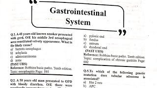 Gastrointestinal system pathology mcqs [upl. by Nnaaras]