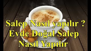 Salep nasıl yapılır  Evde Salep Nasıl Yapılır  Kolay Salep Tarifi☕ [upl. by Alissa]