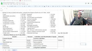 How to Prepare Companys Balance Sheet ie Statement of Financial Position [upl. by Mosier]