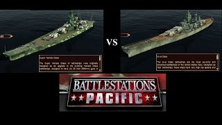 Super Yamato VS Iowa Battlestations Pacific [upl. by Siramad]