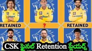 CSK Retentions For IPL Mega Auction 2025Dhoni plays 2025 ipl csk msdhoni ipl2025megaauction [upl. by Anod]