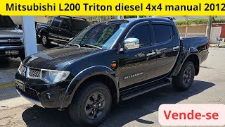 VENDESE Mitsubishi L200 Triton 4 x 4 manual 2012 diesel 32 completaaceita trocaTriton2012 [upl. by Ainecey641]