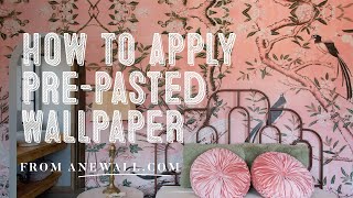 How to Apply Prepasted Wallpaper around an Arch for beginners [upl. by Sigismondo]