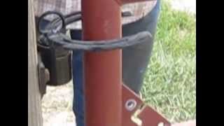 Twisted V Ranch Gate Latch [upl. by Enylecoj93]