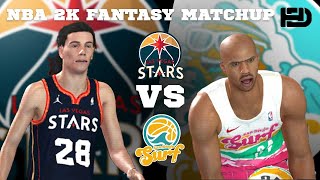 King of Pop and Stop vs The Round Mound Las Vegas Stars vs San Diego Surf NBA 2K Showdown [upl. by Lolita]